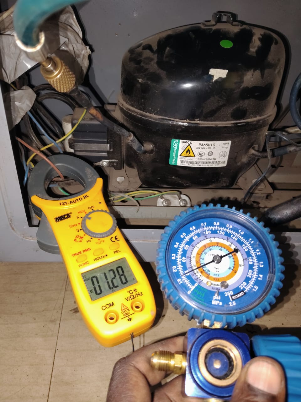 Freezer inspection and repair